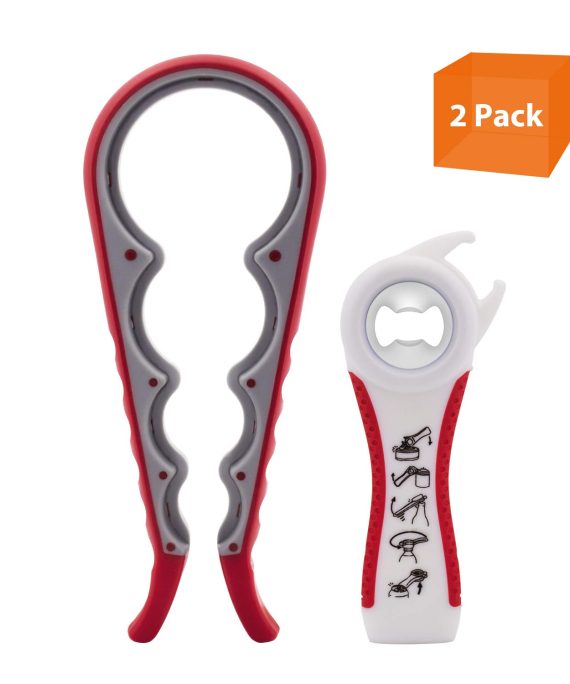 Hot-selling brand-new multi-function all in one opener kit can jar bottle wine beer opener kitchen gadgets tool for opening Cans,Jars, Bottles, Wine, Beer lids seal etc.use