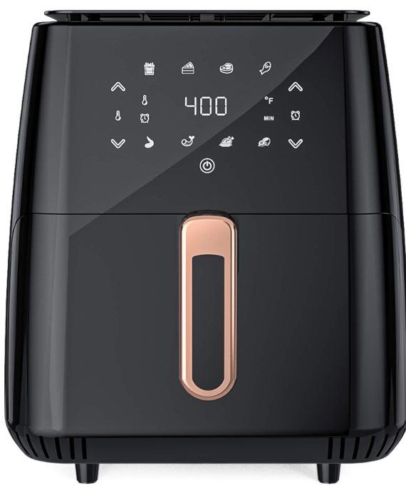 KUPPET Air Fryer, 7 Quart, 1700-Watt Electric Air Fryers Oven for Roasting/Baking/Grilling, 8 Cooking Presets, LED Digital Touchscreen, BPA-Free, ETL Listed