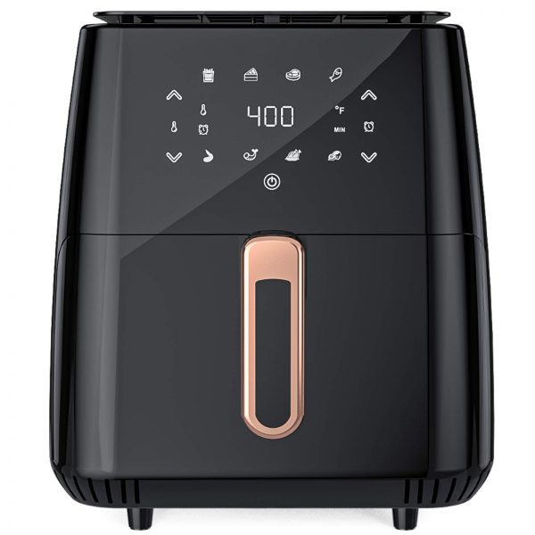 KUPPET Air Fryer, 7 Quart, 1700-Watt Electric Air Fryers Oven for Roasting/Baking/Grilling, 8 Cooking Presets, LED Digital Touchscreen, BPA-Free, ETL Listed