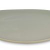 Le Regalo Stoneware Oval, Microwave Oven, Dishwasher Safe, Food Platter, Kitchen Serveware, 13.50"x9.50", Off-White