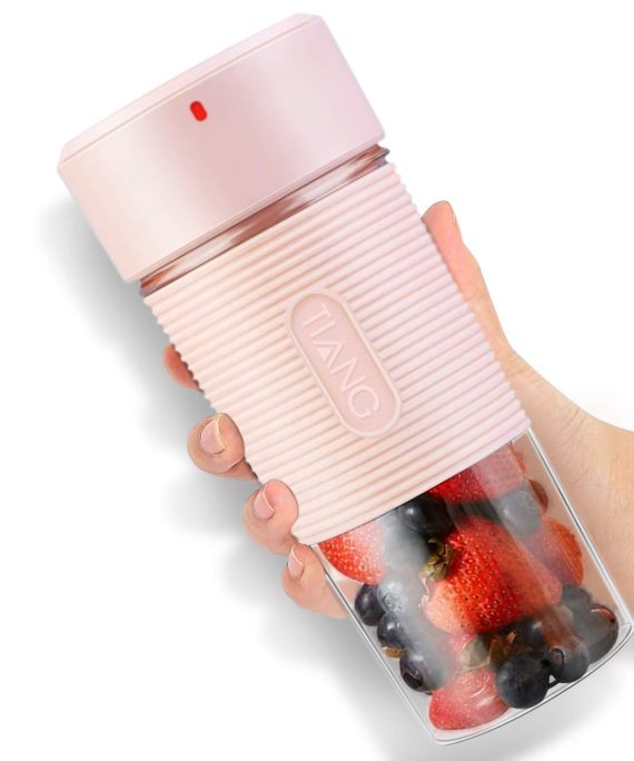 Personal Portable Blender for Shakes and Smoothies with Rechargeable USB, BPA Free, 11.8oz Bottle Cup Juicer