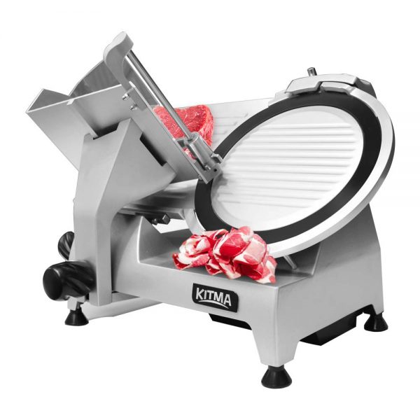Premium Commercial Meat Slicer - KITMA Stainless Steel Electric Cheese Deli Food Slicer with 10’’ Blade