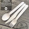 Ditch Plastic, Go Green—200-Piece Disposable Wooden Cutlery Set - Image 5