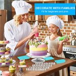 186 Pcs Cake Decorating Supplies-kit with Metal Cake Turntable - Image 3
