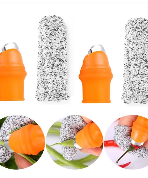 Silicone Thumb Knife, Gardening Knife, Kitchen Tools, Vegetable Finger Pickers-L