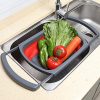 Qimh Colander collapsible, Colander Strainer Over The Sink - Image 5