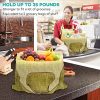 REGER Cloth Shopping Tote Groceries, Lined Bags Compact Pocket Light - Image 5