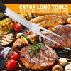 Homissor Heavy Duty BBQ Grilling Tools Set, Stainless Steel Spatula - Image 5