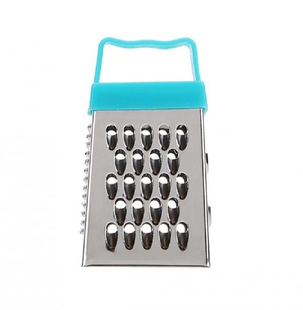 Mini Grater Magnet Holder Stainless Steel Multifunctional Handheld Cheese Peel Cutter Fruit Garlic Grinder Ginger Vegetable Potato Carrot Slicer Kitchen Gadgets Accessories Chopper Kitchen Tools Blue