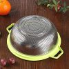Stainless Steel Colander With Handle and Legs - Image 4