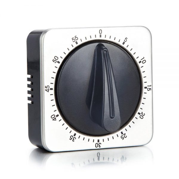 Astore Watch Kitchen Timer with 80dB Alarm Sound Magnetic Countdown Timer,Home Cooking Baking Washing Steaming Manual Timer,Stainless Steel Face Mechanical Timers