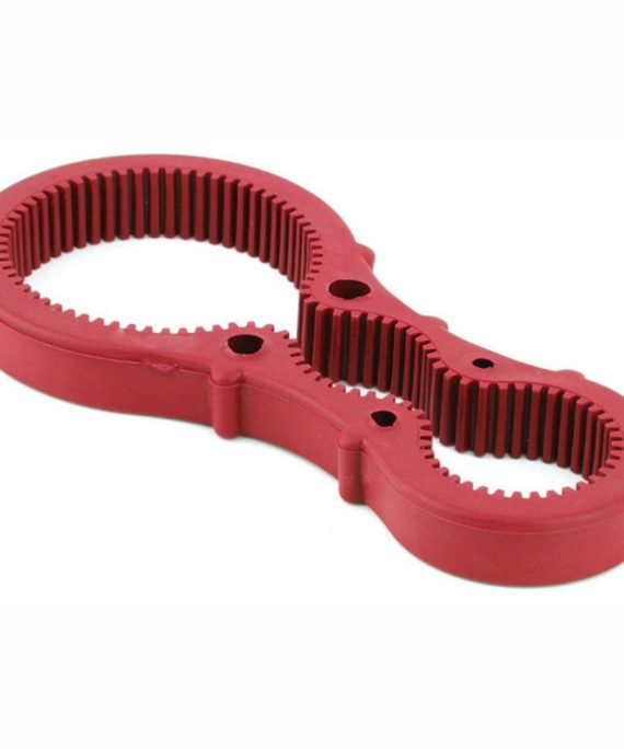3 in 1 Kitchen Tool Silicone Easy Arthritis Jar Opener Convenience Multi-Function Jars/Bottles Wine Opener Kitchen Tool (Red)