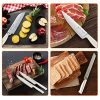 Knife Set, AILUKI 19 - Piece Kitchen Knife Set - Image 4