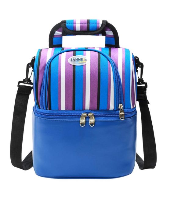 Fineday Insulated Lunch Bag for Women Men Kids Cooler Adults Tote Food Lunch Box, Lunch Bag, for Christmas New Year (BU)
