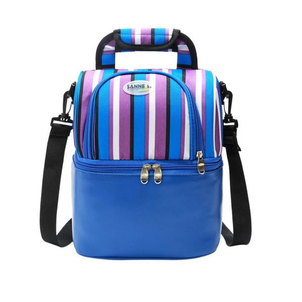 Fineday Insulated Lunch Bag for Women Men Kids Cooler Adults Tote Food Lunch Box, Lunch Bag, for Christmas New Year (BU)