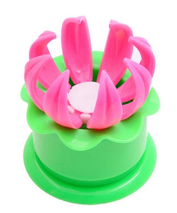 Cabilock Steamed Stuffed Bun Making Mold Pastry Pie Steam Bun Dumpling Maker Mould Cooking Tool Sets (Green)