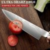 7-Inch Chef Knife - Japanese Mastery in German High Carbon Steel for Superior Culinary Performance - Image 5