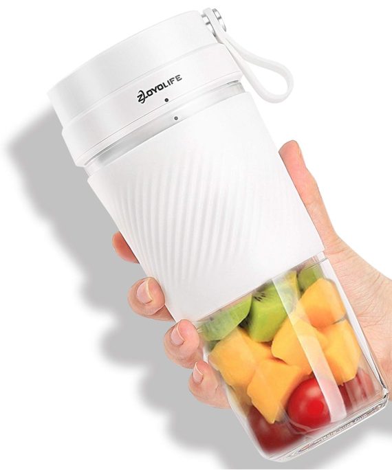 ZOYOLIFE Portable Blender Mini Personal Blender 13.5oz/400ml Magnetic Charging Plug Power Display Juicer Smoothie Blender Smoothie Maker Small Juicer Cup Mixer for Home Outdoor Travel Office