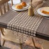 Valea Home Table Runners 12 x 72 Inch Glitter Gold Clover Table Runner for Kitchen Wedding Bridal Shower Decorations