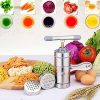 Iusun Noodle Maker with 5 Noodle Mould, Stainless Steel - Image 6