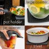 Premium Silicone Pot Holders for Kitchen - Easy to Clean Trivets - Image 2