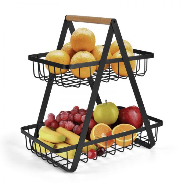Vegetable Rack Bread Display Stand for Kitchen