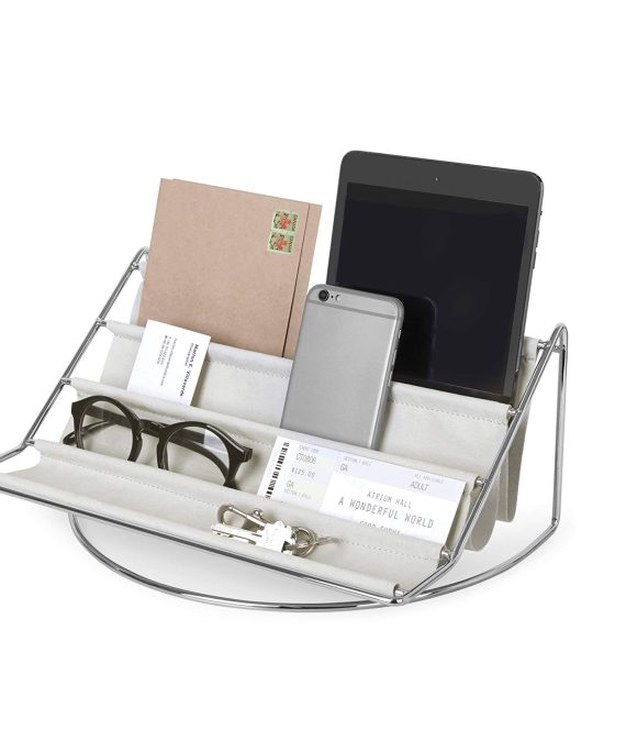 Umbra, Grey Hammock (Large) Accessory Organizer, Entryway Storage for Keys, Sunglasses, Eyeglasses and Other Essentials