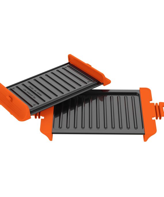 MACONEE Microwave Cookware | Microwave Sandwich Grill | Cheese Sandwich Toaster | Microwave Crisper | Cooking Fast and Dishwasher Safe