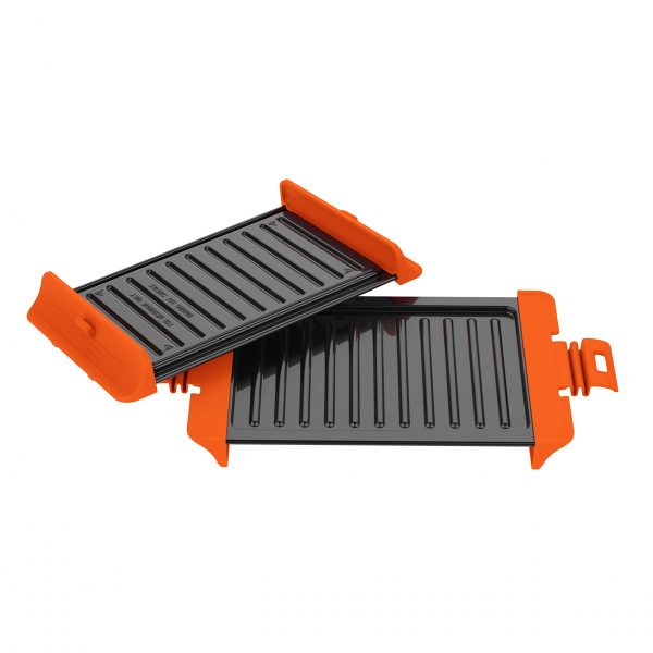 MACONEE Microwave Cookware | Microwave Sandwich Grill | Cheese Sandwich Toaster | Microwave Crisper | Cooking Fast and Dishwasher Safe