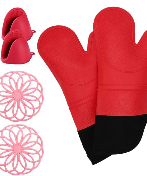 Heat Resistant with Mini Oven Gloves Pinch