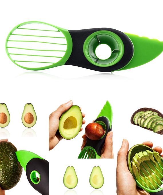 Avocado Peeler 3 In 1 Avocado Slicer Avocado Cutter Fruit Vegetable Peeler Kitchen Tools