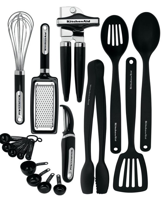 KitchenAid Classic Tool and Gadget Set, 17-pc, Black