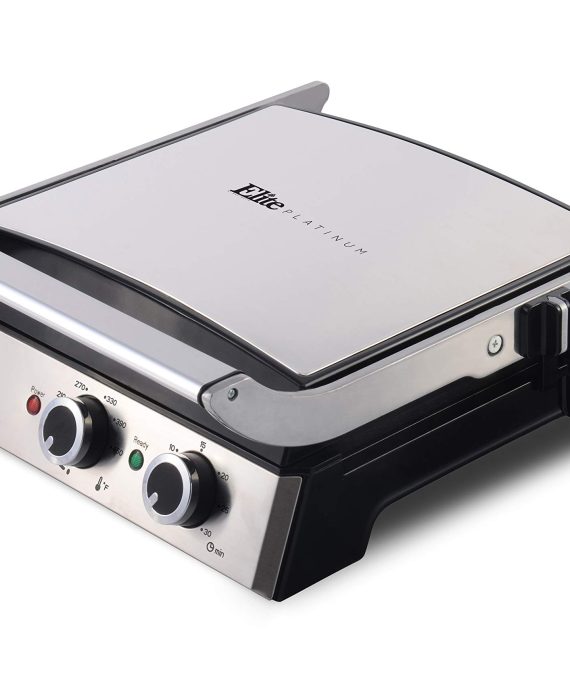 Elite EGL-139 Electric Grill/Griddle, One size, Stainless Steel