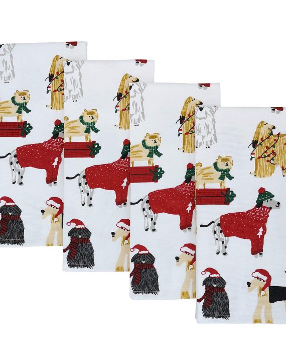 Christmas Kitchen Towel Set of 4