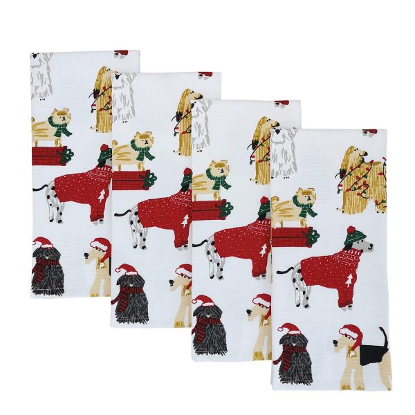 Christmas Kitchen Towel Set of 4