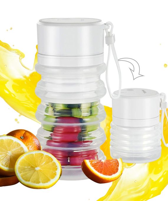 Aifeel Portable Blender,Professional Foldable Blender for Outdoor Sports Travel,12.5oz Personal Size Blender for Shakes and Smoothies,Mini Juicer Cup with 2000mA USB Rechargeable Battery, BPA Free
