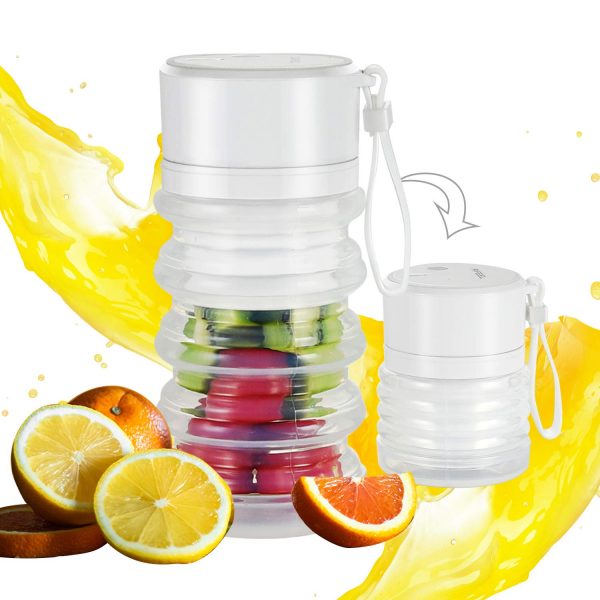 Aifeel Portable Blender,Professional Foldable Blender for Outdoor Sports Travel,12.5oz Personal Size Blender for Shakes and Smoothies,Mini Juicer Cup with 2000mA USB Rechargeable Battery, BPA Free