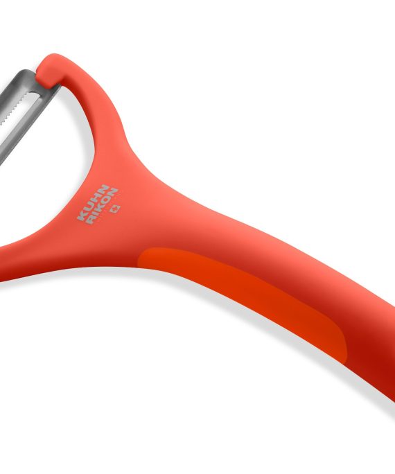 Kuhn Rikon Serrated Piranha “Y” Peeler 6.25” Red