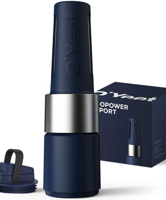 OYeet Personal Blender Shakes and Smoothies 10 Sec Quick Nutrition Extractor 1000W iF Design Award BPA Free Recipes Available(Prussian Blue)