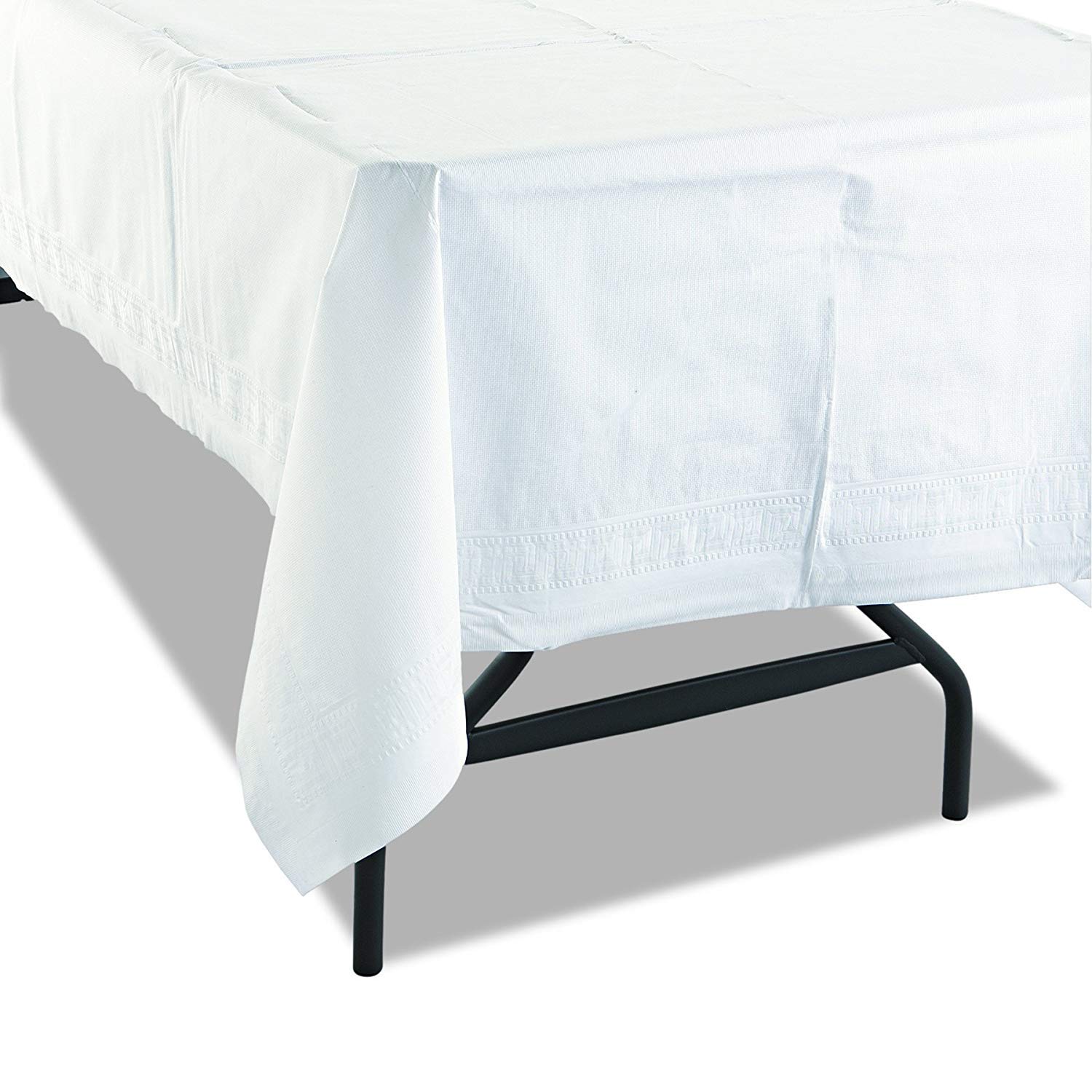 White Paper Table Cloths for Parties 11 Disposable Tablecloths