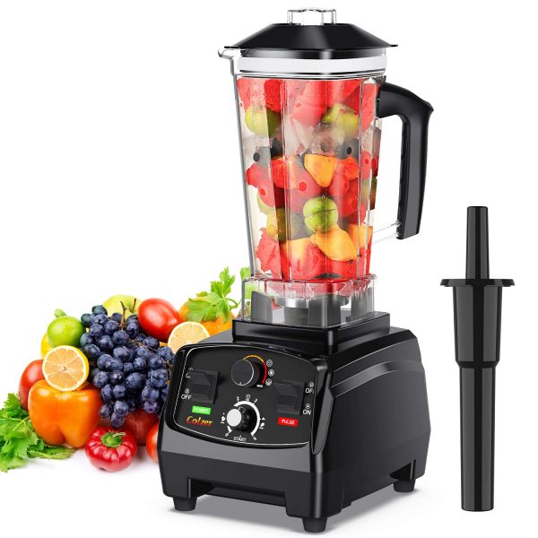 COLZER Professional Countertop Blender with 2200-Watt Base, Smoothie Blender ,Built-in Timer ,High Power Blender 2L Cups for Frozen Drinks ,Shakes and Smoothies