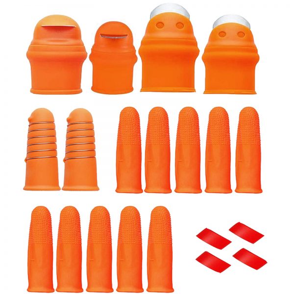 OBPFY 16Pack Silicone Thumb Knife Set Fruit and Vegetable Picking Potted Plants Trim Finger Knife Picking Portable Gardening Gifts for Trimming Garden Plants Vegetables