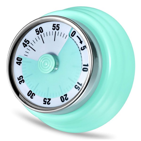 LAOPAO Kitchen Timer, Kitchen Countdown Cooking Timer Reminder, No Battery Required Magnetic Mechanical Timer Time Management Timer