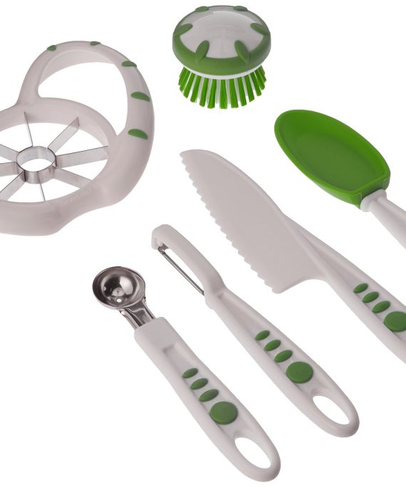 Curious Chef Children's 6-Piece Fruit and Veggie Prep Kit