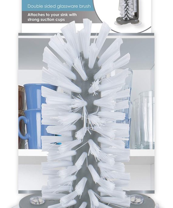 Evriholder SBR-AMZ Glass Washer, One Size, Grey and White