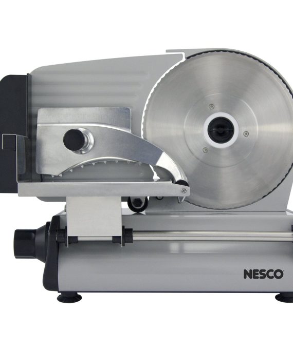 NESCO , Stainless Steel Food Slicer, Adjustable Thickness, 8.7", Silver