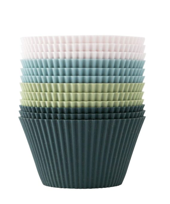 The Silicone Kitchen Reusable Silicone JUMBO Baking Cups | Non-Toxic | BPA Free | Dishwasher Safe