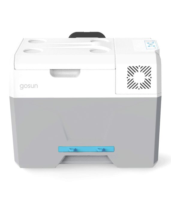 GOSUN Chill Cooler | Iceless Powered Cooler with Wheels - 12 Volt Refrigerator Ice Chest | 12v Beach Cooler & Solar Camping Equipment | No Ice Beverage Cooler Portable Refrigerator