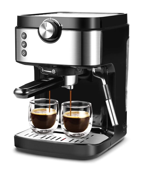 Espresso Machine 20 Bar Coffee Machine With Foaming Milk Frother Wand, 1700W High Performance No-Leaking 903ml Removable Water Tank Coffee Maker For Espresso, Cappuccino, Latte, Machiato, For Home Barista