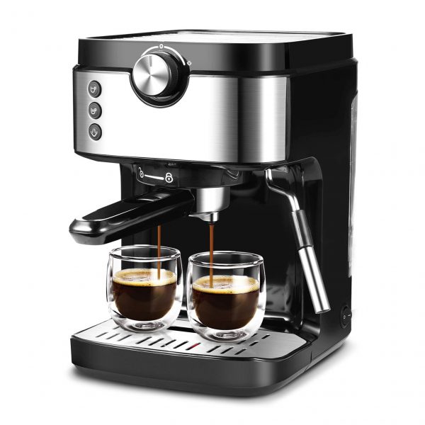 Espresso Machine 20 Bar Coffee Machine With Foaming Milk Frother Wand, 1700W High Performance No-Leaking 903ml Removable Water Tank Coffee Maker For Espresso, Cappuccino, Latte, Machiato, For Home Barista